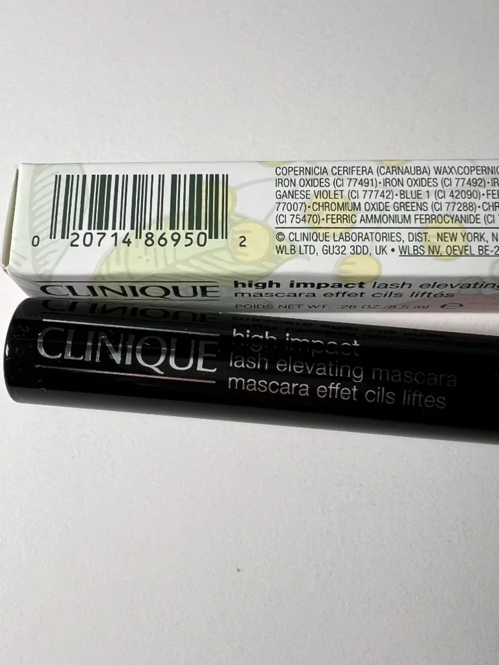 Clinique High Impact Lash Elevating Mascara 01 Black Full Regular Standard Size